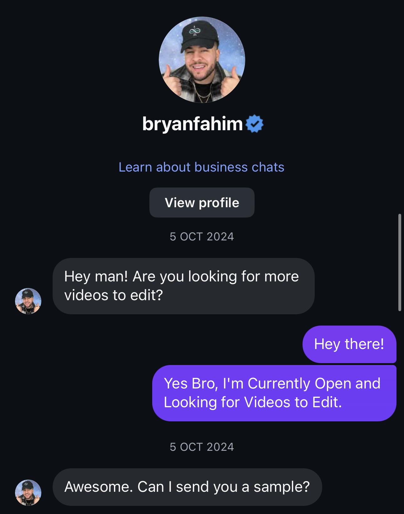 Creator DM Recognition 2