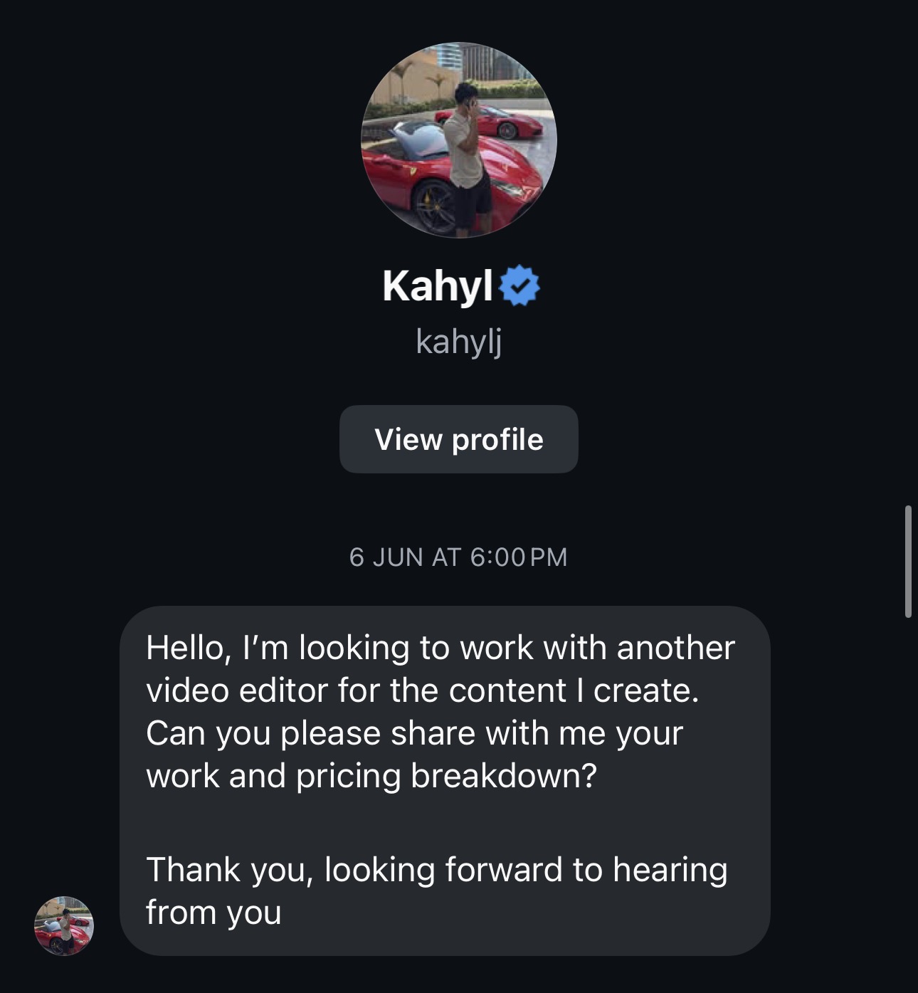 Creator DM Recognition 3