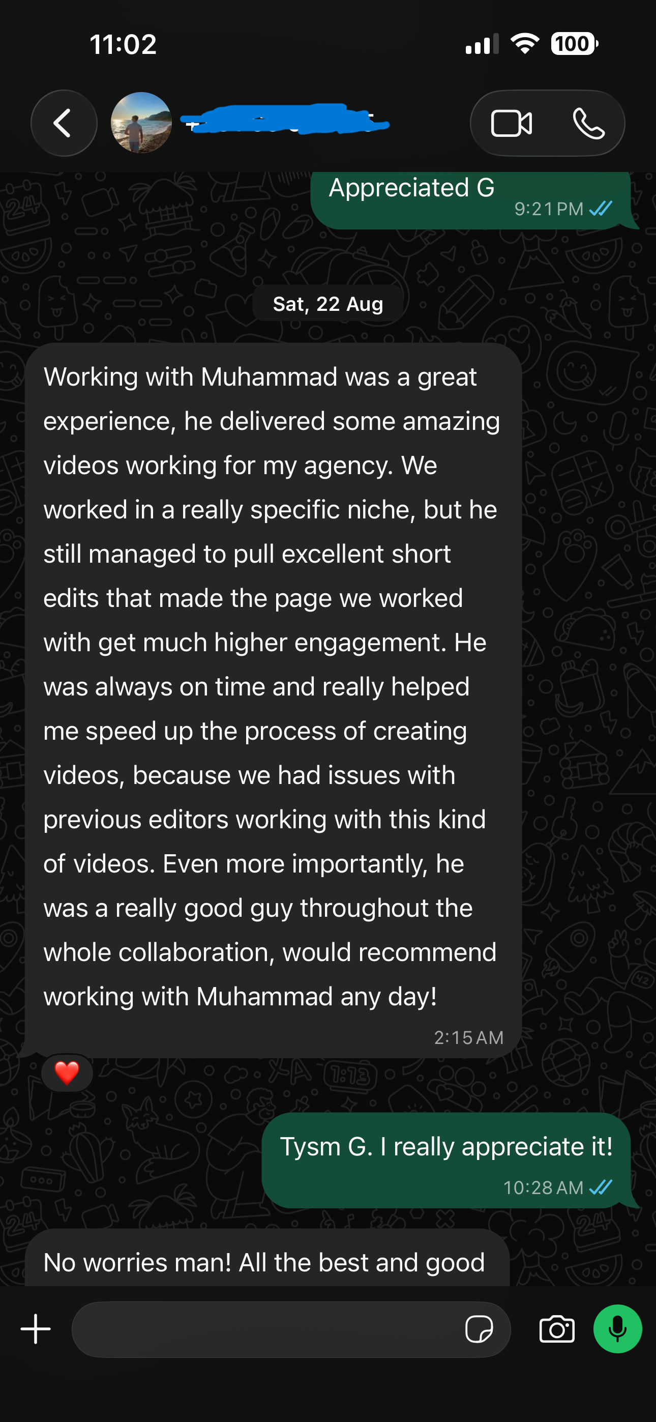 Client Feedback 1