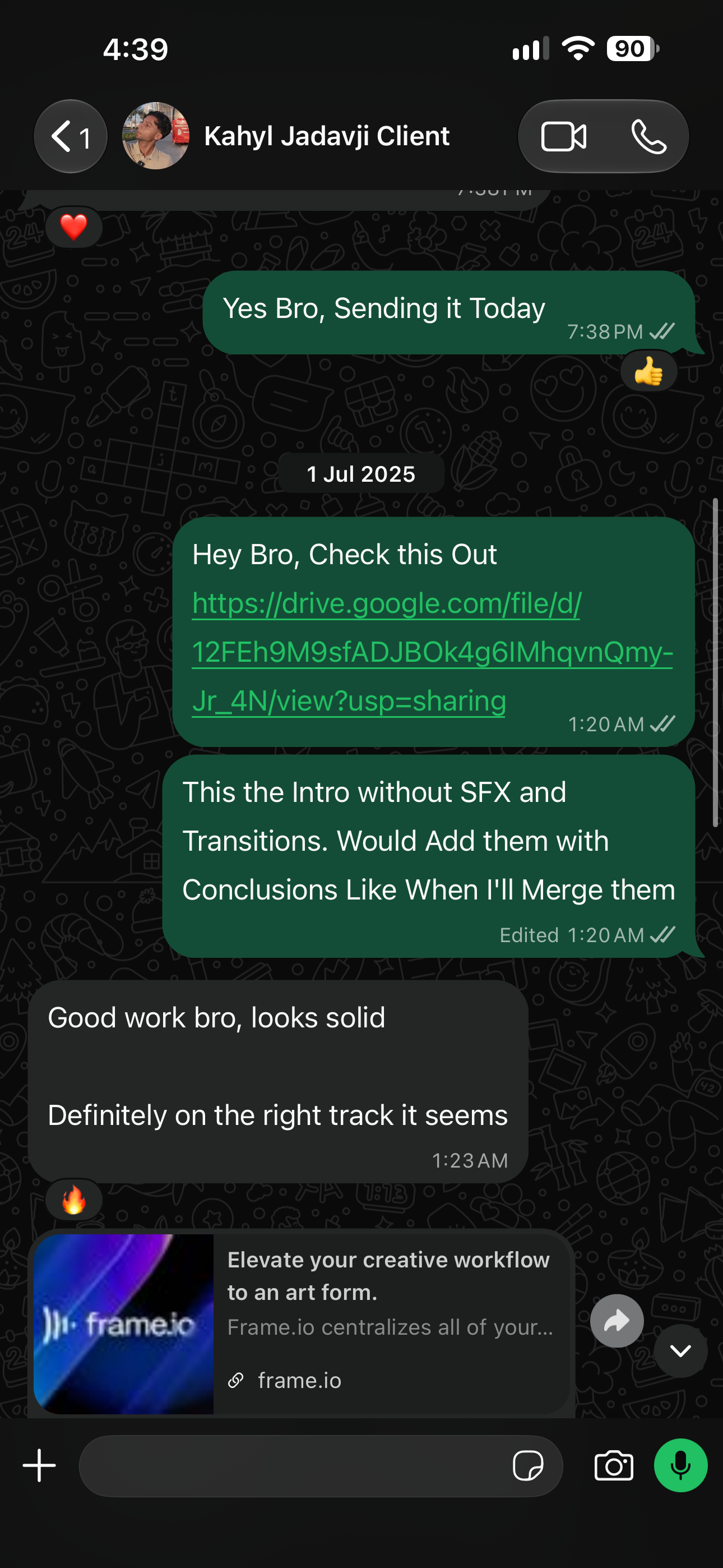 Client Feedback 5
